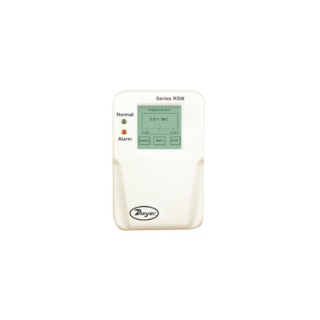 Dwyer Instruments Room status monitor, range +/-0.25" w.c., excitation 120 VAC. RSM-3-B